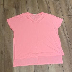 Hot pink boutique top